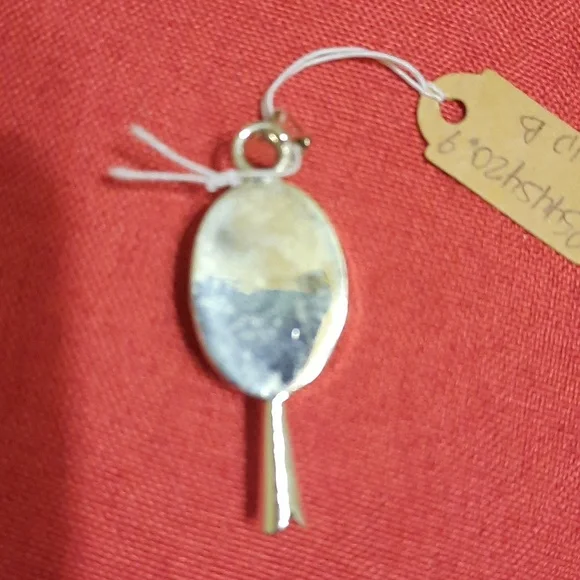 NEW Sterling silver carnelian pendant - Picture 2 of 7